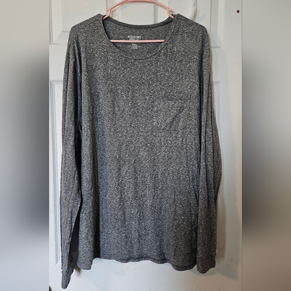 Mossimo Supply Co. Charcoal Long Sleeve Tee
